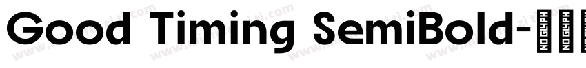 Good Timing SemiBold字体转换